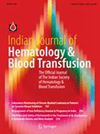 Indian Journal of Hematology and Blood Transfusion封面